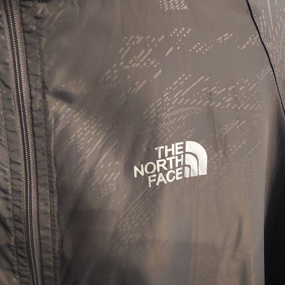 North Face Gray Wind Breaker Women's Size Medium - Picture 3 of 6